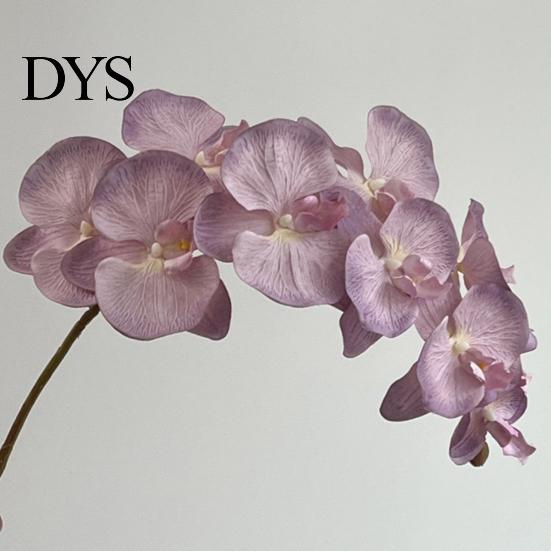 Natural Look Silk Orchid Stems Artificial Phalaenopsis Flowers 10-Head Stem 3D Printing Realistic Orchids Living Room Flower Arrangement for