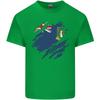 Torn Flag Virgin Islands UK Unisexs Light Cotton TShirt