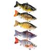 3/5Pcs Fishing Lures 3D Swimming Bait with Treble Hooks Realistic Looking