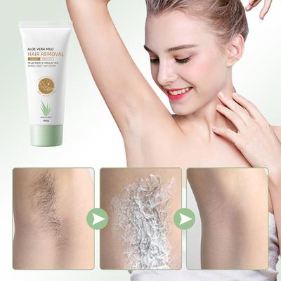 Крем для удаления волос на чувствительной коже для женщин Удаление волос на бикини, гель для удаления волос на лобке Крем для удаления волос на чувствительной коже с алоэ