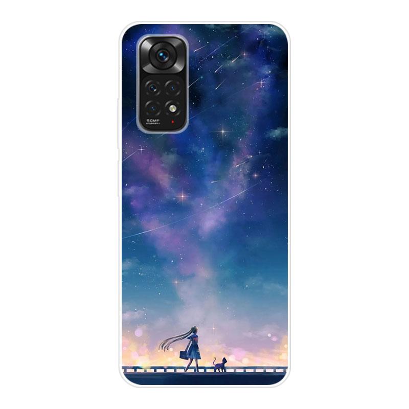 Для Xiaomi Redmi Note 11 Pro 5G Note11 Note11s Note 11s чехол Мягкий силиконовый чехол для телефона с рисунком Звездное небо