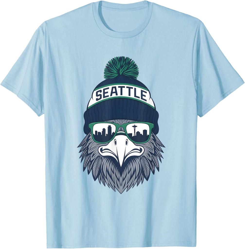 Retro Vintage Cool Seattle Graphic Bird Unisex T-Shirt