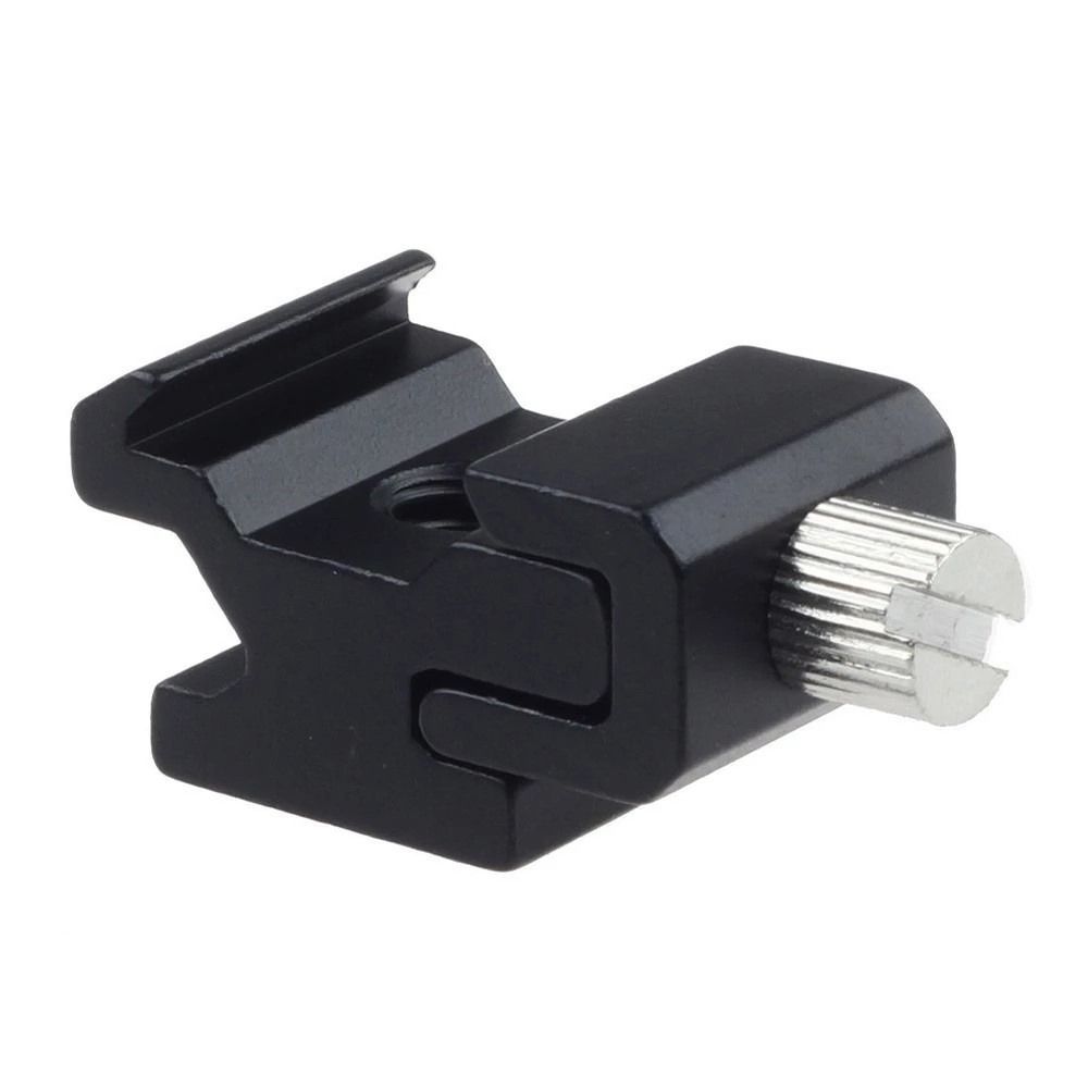 1/4 Screw Hot Shoe Flash Bracket Camera Flash Bracket Flash Mount Adapter Cold Hot Shoe Bracket