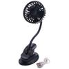 Portable Mini Clip Stroller Fan,3 Speeds Settings,Flexible Bendable Usb Rechargeable Battery Operated Quiet Desk Fan For Fanatec