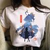 Женские футболки Genshin Impact Furina, летние дизайнерские топы в стиле Харадзюку для девочек, японская одежда в стиле манга Y2k