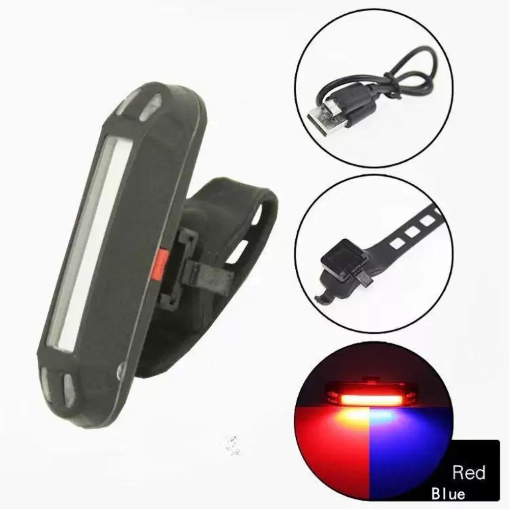 Bike Rear Tail Light USB Rechargeable Bicycle Taillight Ultra Bright Bicycle LED Safety Light Waterproof Cycling Taillight 5 Light Modes