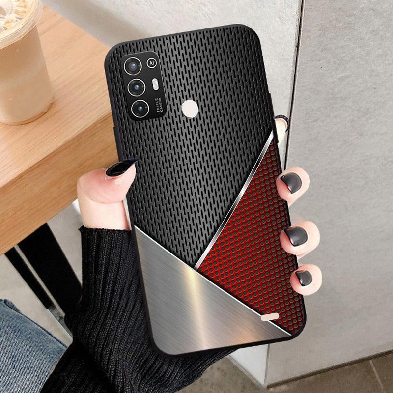 Мягкий чехол для ZTE Blade A52 Ударопрочная защитная задняя крышка для ZTE Blade A52 Модный окрашенный ТПУ силиконовый чехол для телефона