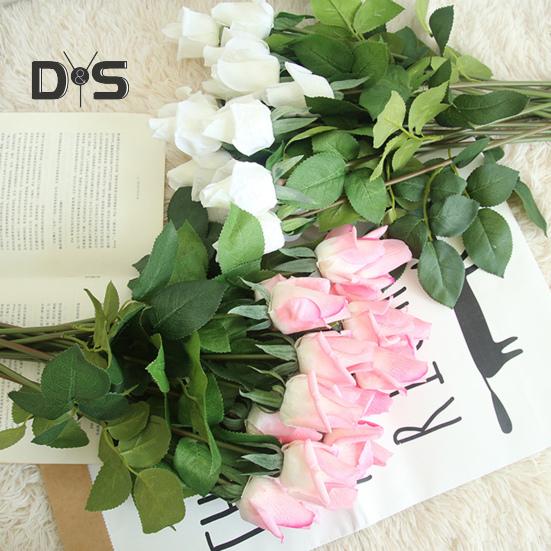 Многоразовая имитация розы с влажной поверхностью, креативные свадебные декоративные растения, свадебный искусственный цветок розы