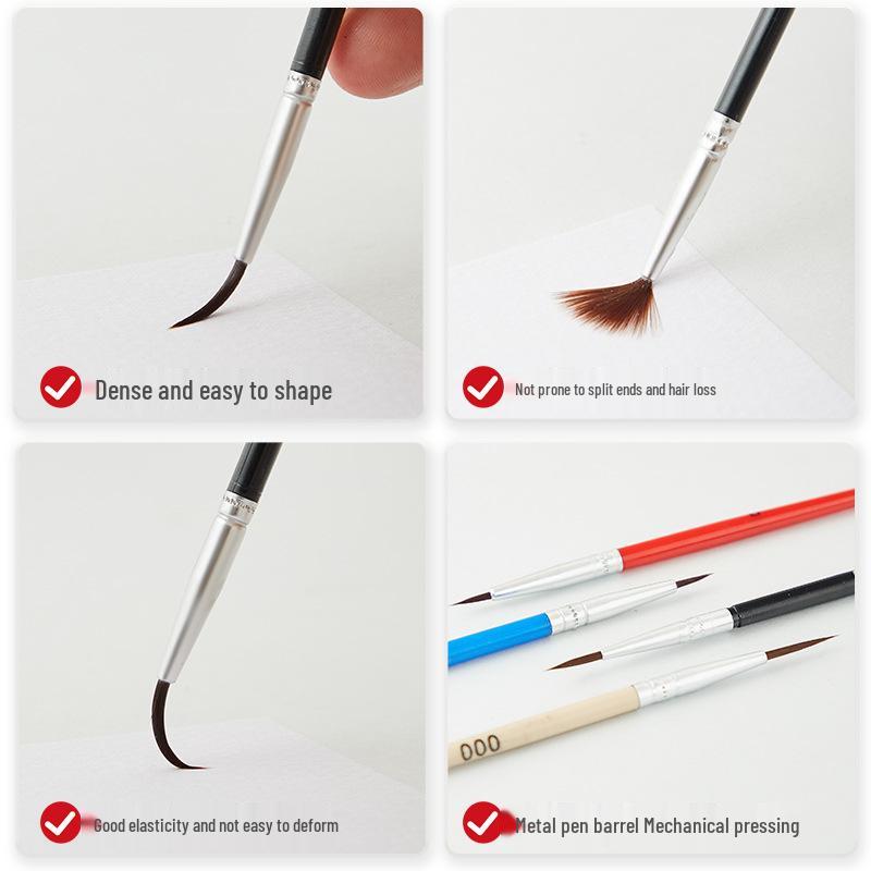 Набор цифровых кистей для масляной живописи и раскрашивания для акрила, гуаши и использования в детском саду