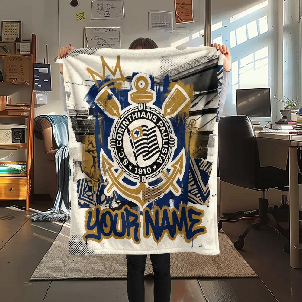 Custom Name Corinthians Flannel Blanket, High quality Comfortable for All Seasons, Home Decor, Warmth and Comfort
