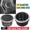 Car Dashboard Air Vent Side Outlet A/C Grille Outlet Deflector Air Vent Ducting Cover for Suzuki SX4 Swift 05-13 Car Accessories