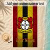 Beach TowelBayer Leverkusen Football Custom Name Text Personalized Soft Towel for Beach Pool Indoor Home Decor Gift