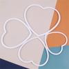 62KD Love Heart Shaped Catcher Rings Plastic Dreamcatcher Rings for Valentine's Day