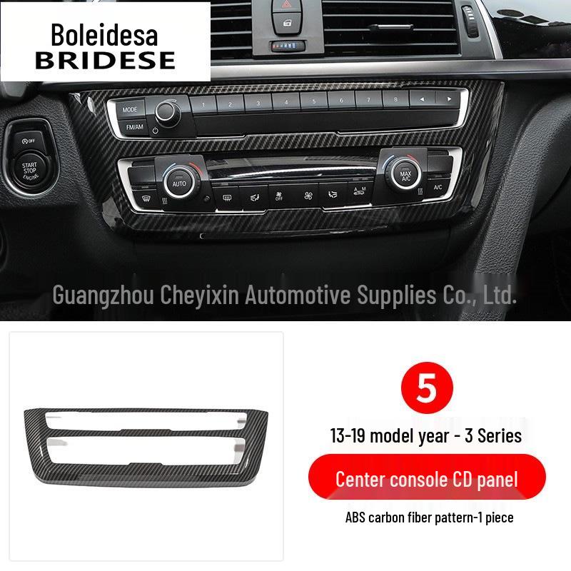 BMW 3 и 4 серии F30 GT Панель кондиционера центральной консоли Отделка из углеродного волокна