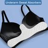 5/10Pcs Bra Liner Reusable Washable Under-Breast Sweat Absorber Pads Women Odor Control Cotton Breast Pad Moisture Wicking Boob Insert Lining