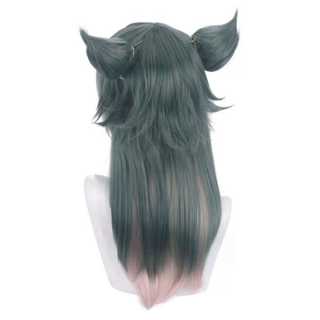 Аниме BEASTARS Legoshi Косплей Парик С Ушами Волка Персонифицированные Звери Косплей Градиентные Цвета Термостойкие Волосы Парики + Шапочка для Парика