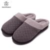 Men Winter Warm Slippers Fur Slippers Men Boys Plush Slipper Cotton Shoes Non-slip Solid Color Home Indoor Casual Slippers