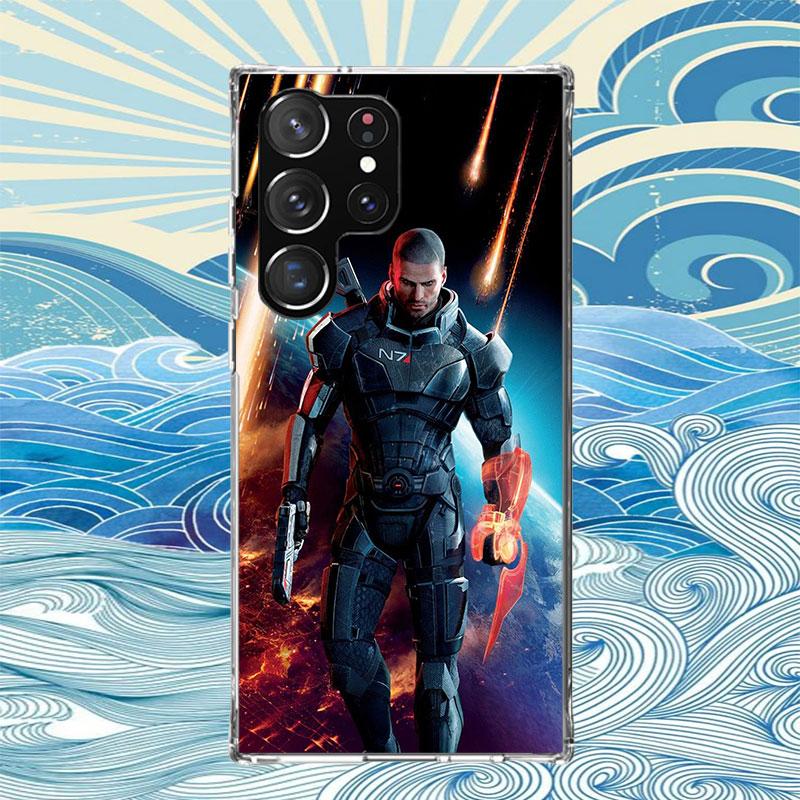 Чехол для телефона N7 Mass Effect для Samsung Galaxy S25 S24 S23 Plus S22 Ultra S21 S20 FE S10 + S25 Edge Funda Shell Coque Galaxy S25 S