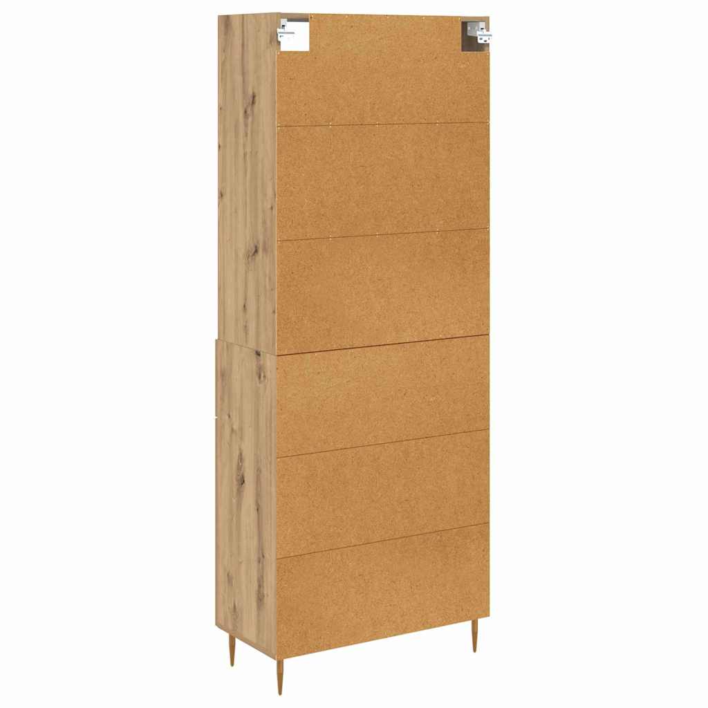 Highboard Artisan Oak 69.5 x 34 x 180 cm Particleboard
