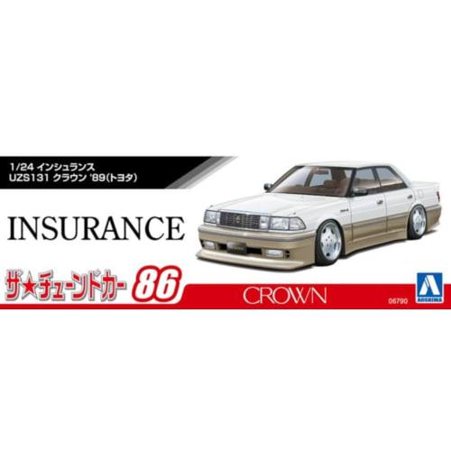 Aoshima Bunka Kyozai (AOSHIMA) 1/24 The Tuned Car Series No. 86 Toyota Insurance UZS131 Crown 1989 Plastic Model
