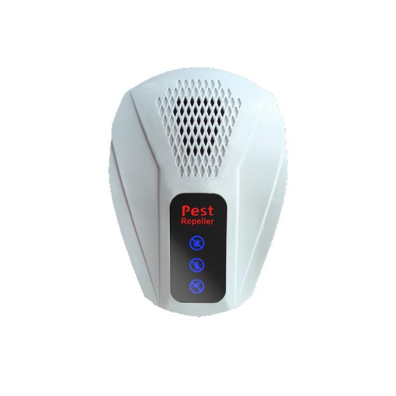 Ultrasonic Repellent , 3 Modes Against Rats, Cockroaches, Mosquitoes, Plug,in for Home Use White