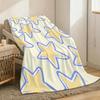 stars are beautiful fascinating Throw Lightweight 240g Flannel Blanket Soft Skin-friendly for Summer Cooling