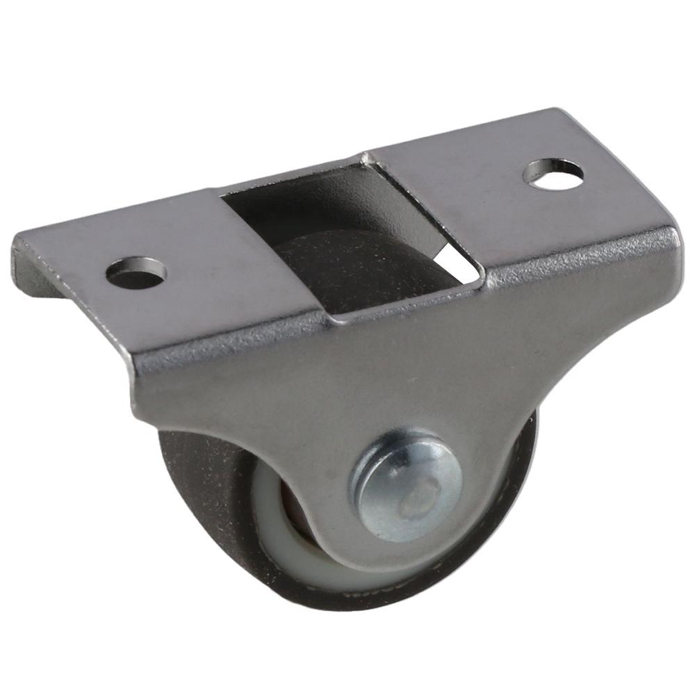 4 шт. Мини фиксированные колеса 1'' Мебельные ролики Комплект Бесшумные шариковые подшипники Шкафная тележка