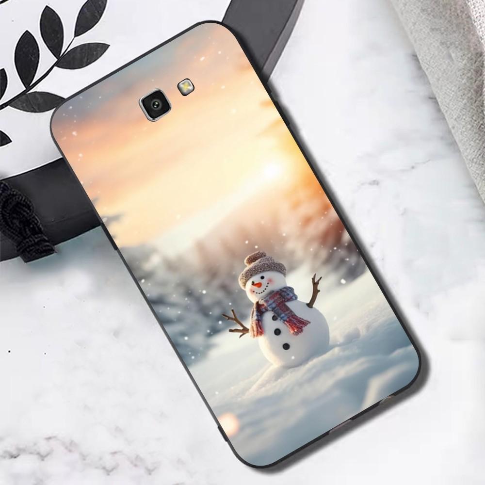 Рождественский снеговик Чехол для телефона Для Samsung J 7 plus 7core J7 neo J6 plus prime J6 J4 J5 Мобильный чехол