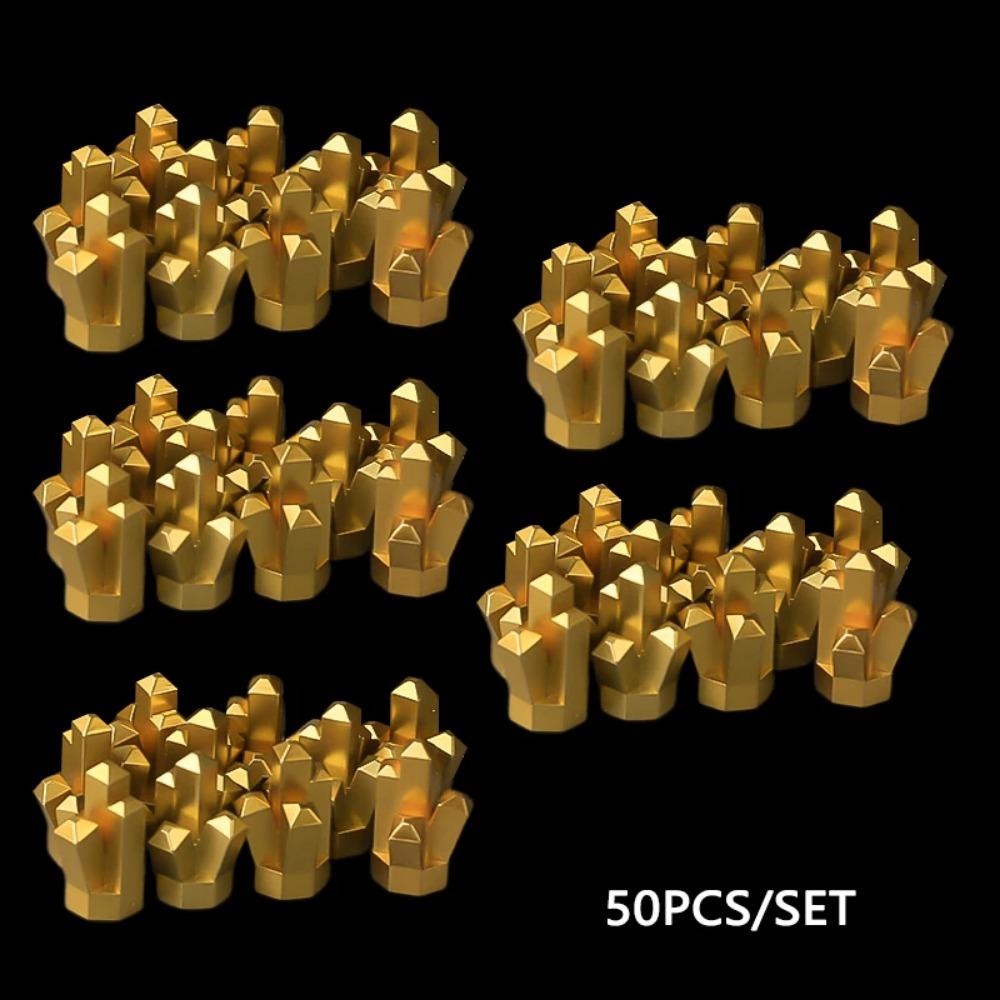 MOC Precious Deposits Building Blocks Treasure Pirate Map Gold Ore Silver Brick Box Diamond Bricks Toys Gift