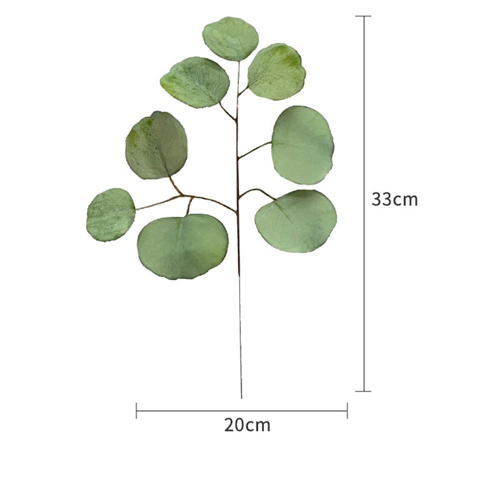Simulation Eucalyptus Colored Leaves Photo Shoot Photography Background Props Tabletop Home Decor