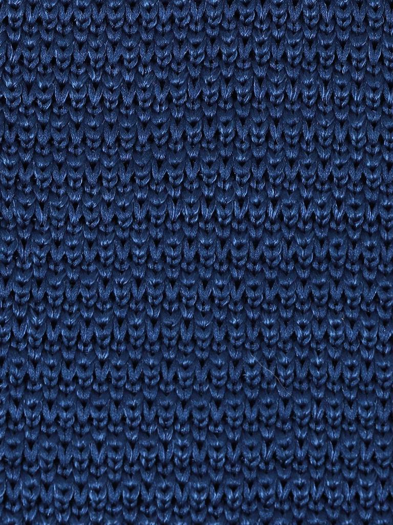 Цвета Корабли Шелк Полиэстер Вязаный Галстук 218230198 Синий Один Размер