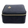 COACH Jewelry Box Cross Grain Leather Storage Box Unisex Black C4470-IMBLK
