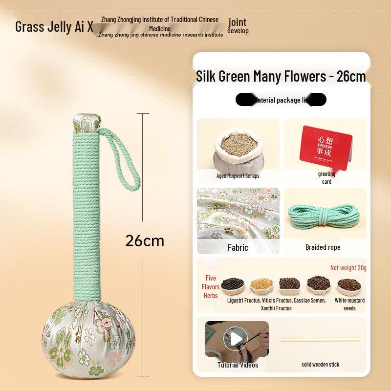 Mugwort Moxibustion Hammer DIY Kit - Handmade Gift for Chongyang Festival, Elderly & Team Activities