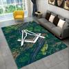 3D Freemason Masonic Illuminati Ring Area Rug,All Seeing Eye Carpet Rug for Living Room Bedroom Doormat Decor,Non-slip Floor Mat