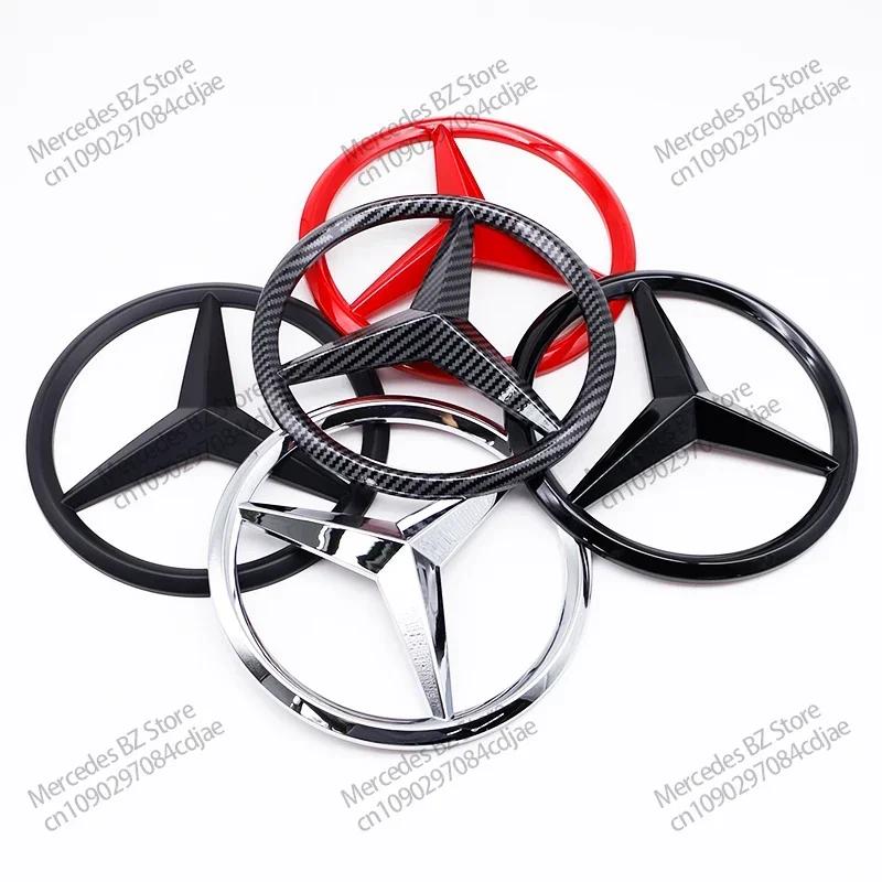 Автомобильная наклейка для Mercedes Benz 188 мм 210 мм ABS Наклейка-значок на переднюю решетку автомобиля Наклейка-декаль Чехол Эмблема Аксессуары для Mercedes Benz AM