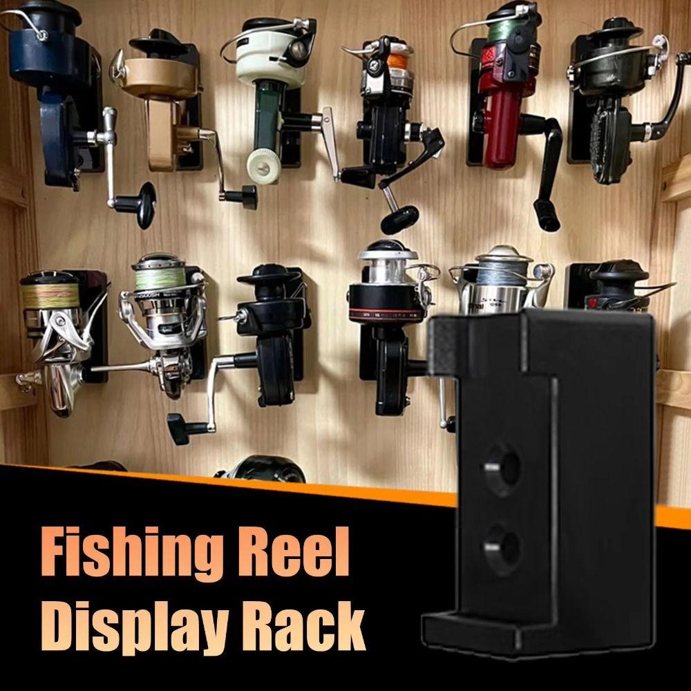 Wall Mount Fishing Reel Holder Fishing Reel Storage Rack For Boat Kayak Truck Garage Door