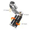 2 Pcs Motorcycle Highway Foot Pegs Chrome Adjustable Comfortable Motorcycle Foot Pegs Footrest Highway Foot Pegs for Davidson (Short Type)