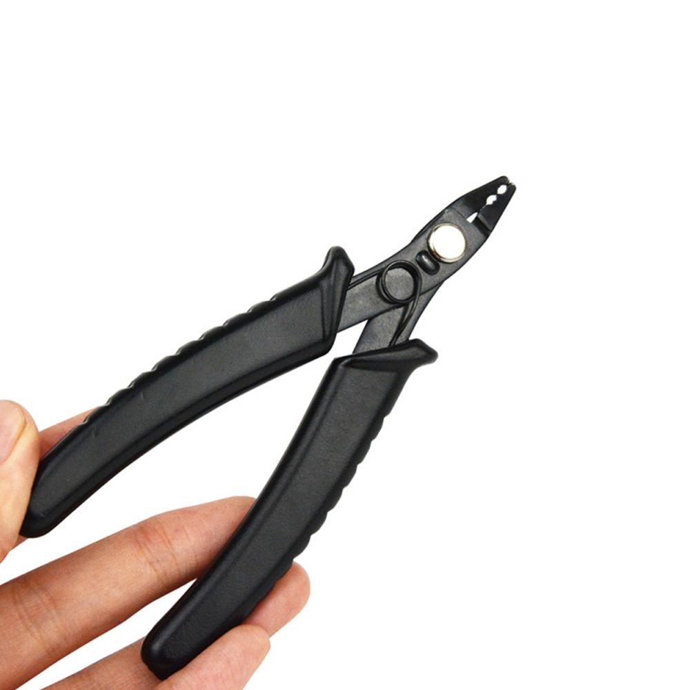 1 шт. игла + 1 шт. плоскогубцы с 2 отверстиями + 500 шт. 3,0 мм силиконовые нано-кольца набор инструментов для наращивания волос