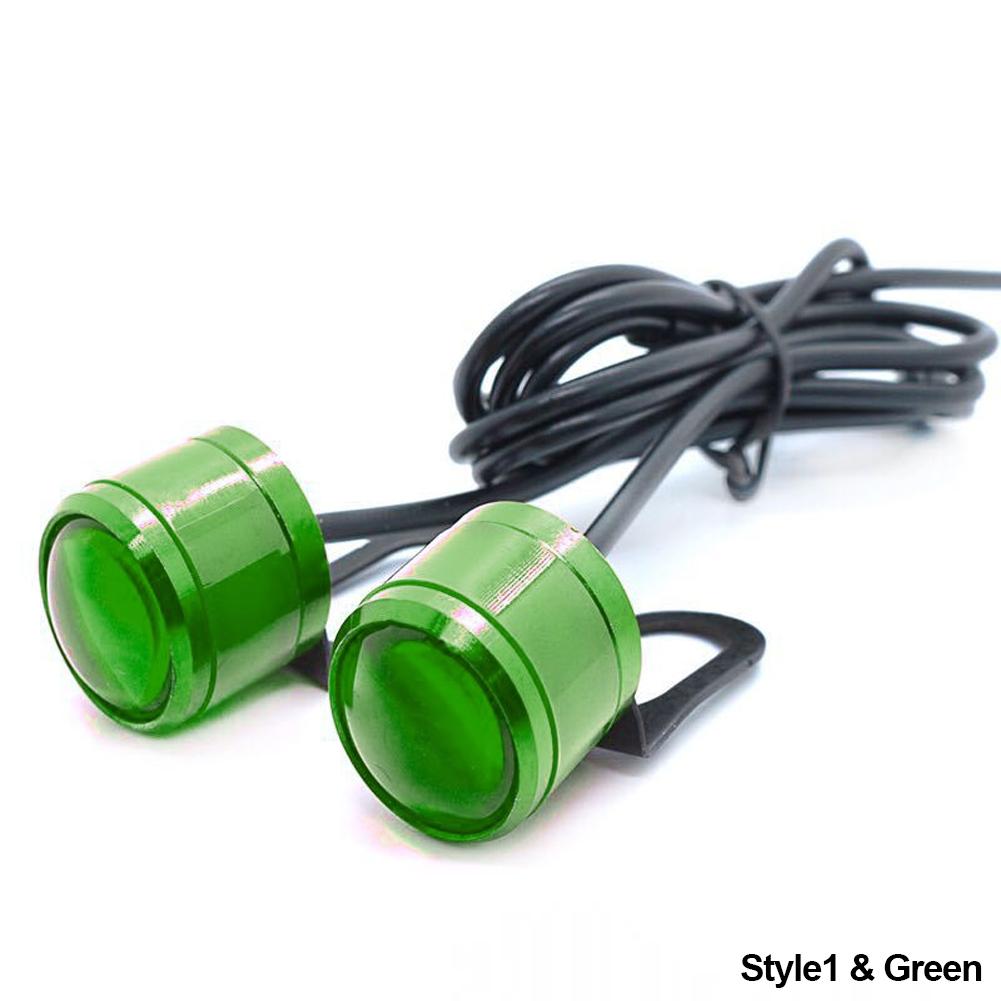 2 шт. светодиодные мотоциклетные стробоскопические фары, супер яркие противотуманные фары Eagle Eye, фары 12 В, дневные ходовые огни, аксессуары для мото