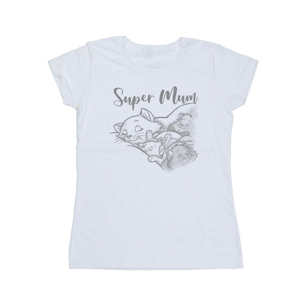 Disney Womens/Ladies The Aristocats Marie Super Mum Cotton T-Shirt