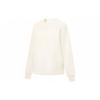 Lining Fitness Series Solid Color Crew Neck Pullover Sweatshirt Women Sweatshirt Off-White AWDT512-1