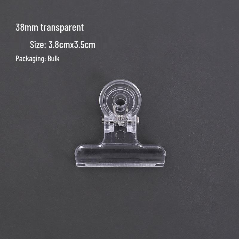 Большие белые прозрачные многофункциональные канцелярские зажимы с длинным хвостом