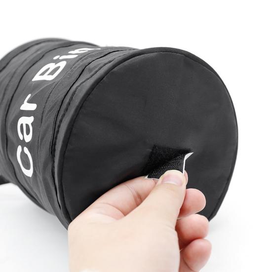 Автомобильный мусорный бак Складная конструкция с застежкой-липучкой Большая вместимость Простая установка Складной