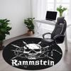1 шт. Круглый ковер Rammstein Metal Death Office, Под офисные стулья, Спальня, Гостиная, Декор для дома a0926107
