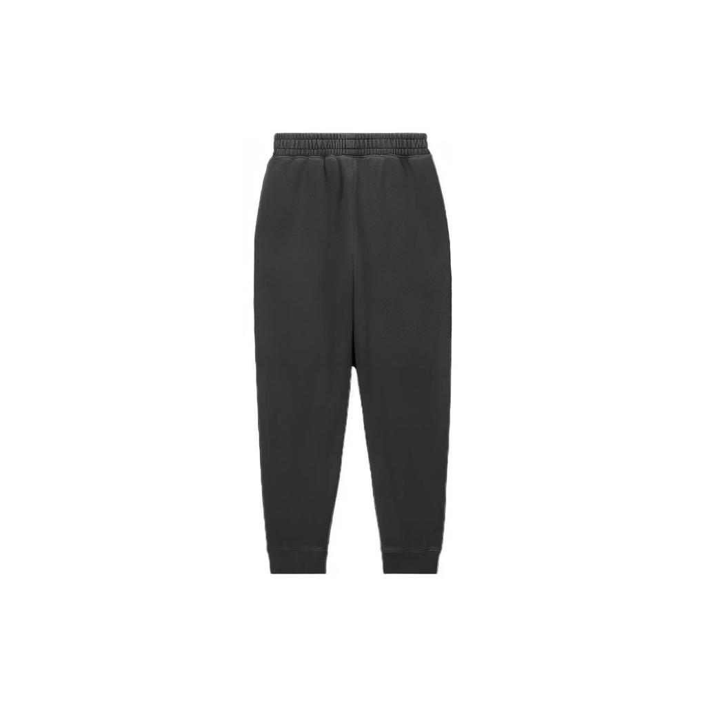 Jordan X Billie Eilish SS23 Logo Print Mid-Rise Breathable Slim Fit Sweatpants Women Bottoms Black DV7362-010