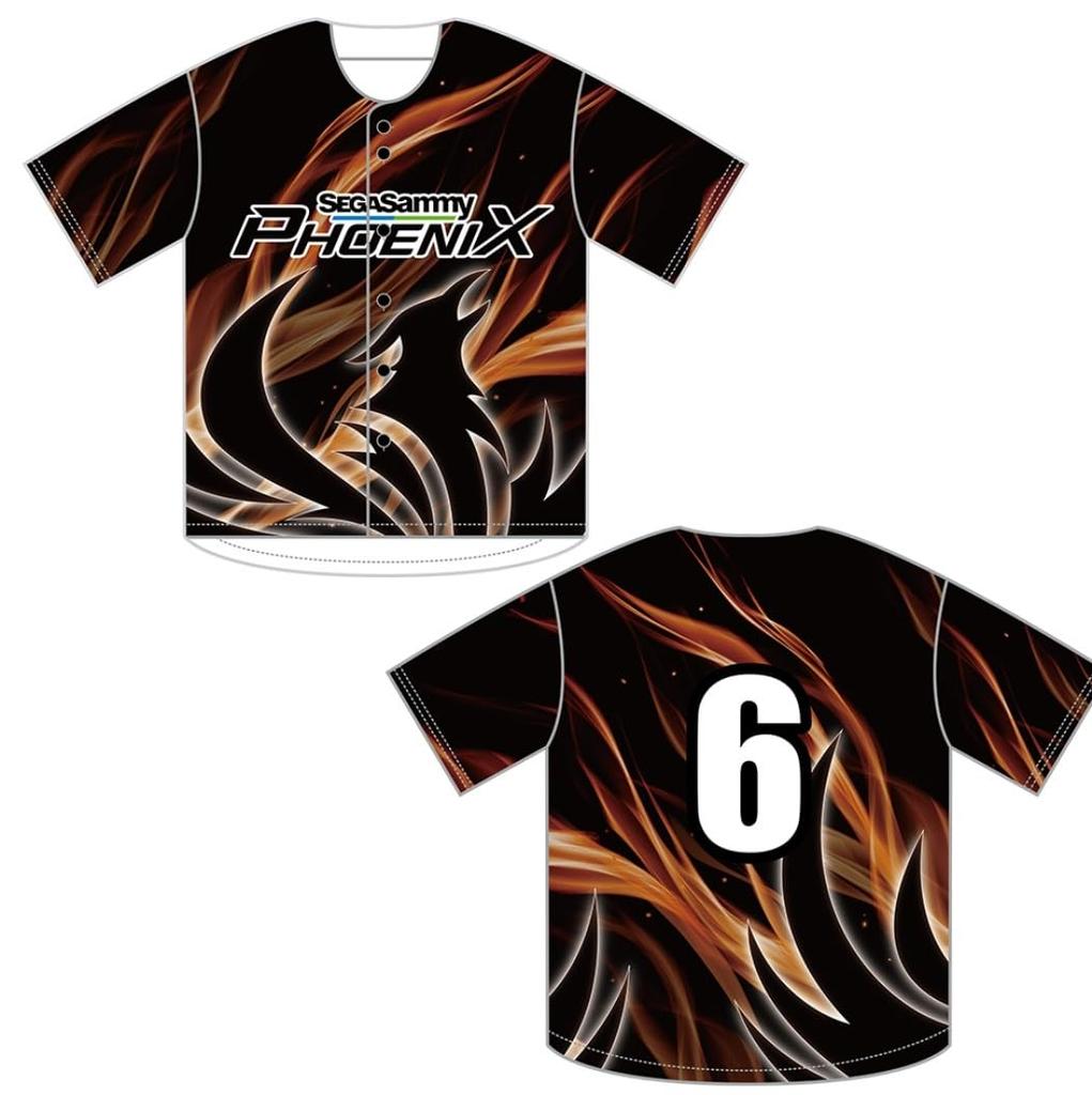 SEGA SAMMY PHOENIX Baseball Shirt (Unimodel) XL Size