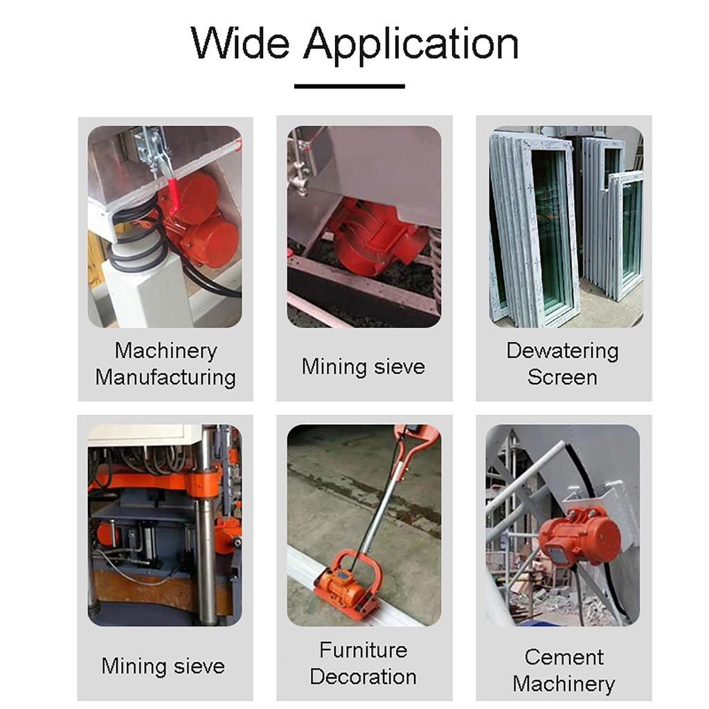 Вибрационный двигатель 20/40/60 Вт, 220 В с регулируемой скоростью для торкрет-машины, машины подачи, стиральной машины