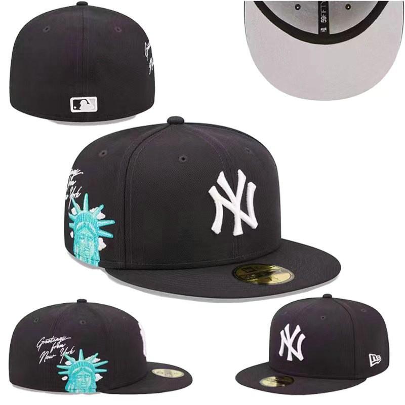 MLB New Era Fitted Baseball Cap Unisex Hip Hop Embroidered Sun Hat Outdoor
