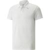 Solid Color Moisture Wicking Short Sleeve Polo Shirt Men Tops White 521933-02