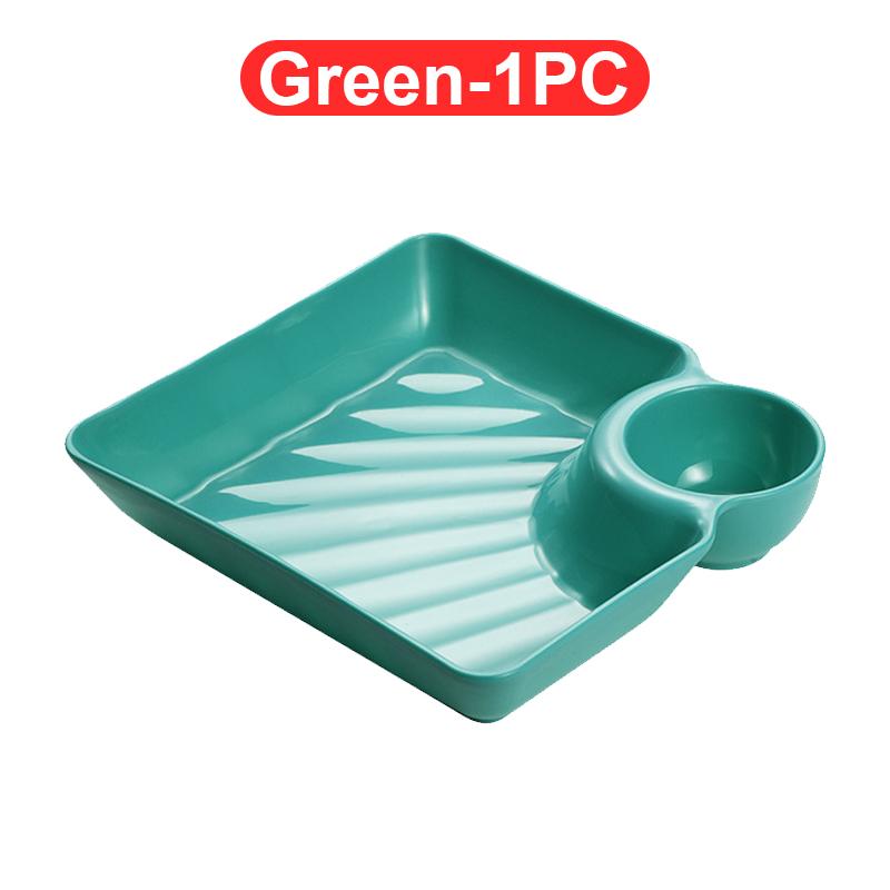 Креативная форма для ракушек Пластиковые тарелки для пельменей с уксусными дисками Суши Картофель фри Завтрак Сухофрукты Косточки Плевательные блюда Посуда